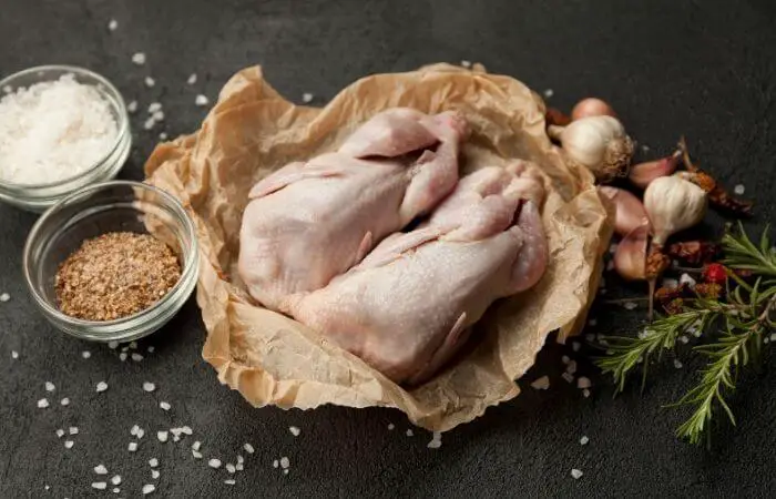 pigeon ready for cooking