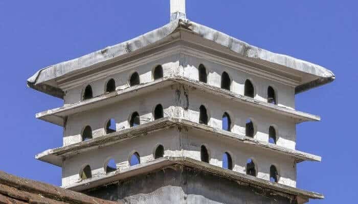 dovecote on top of building